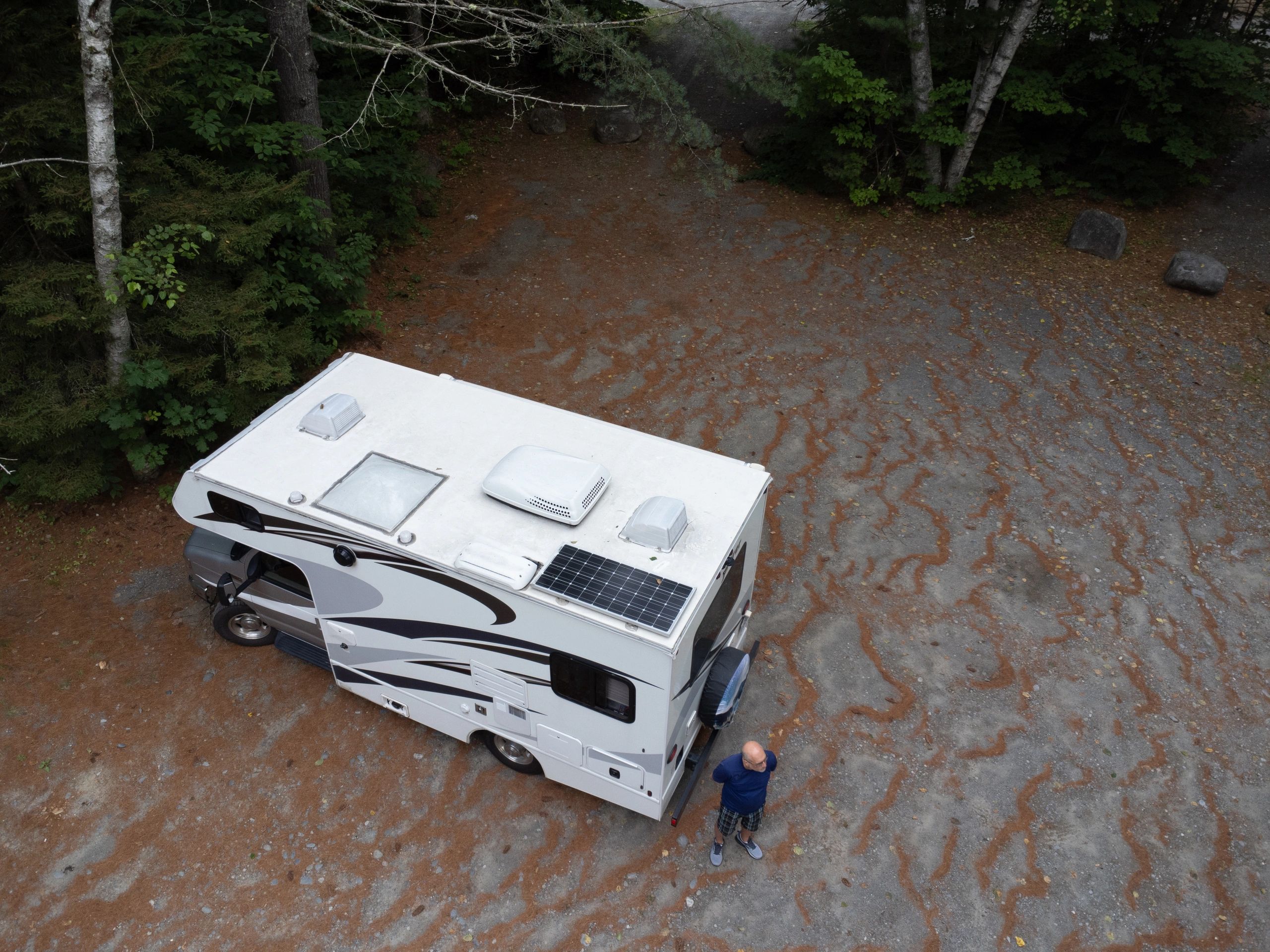 Road through Lapland landscape